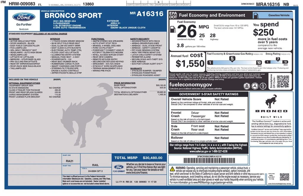 Used 2021 Green Ford Big Bend image 6