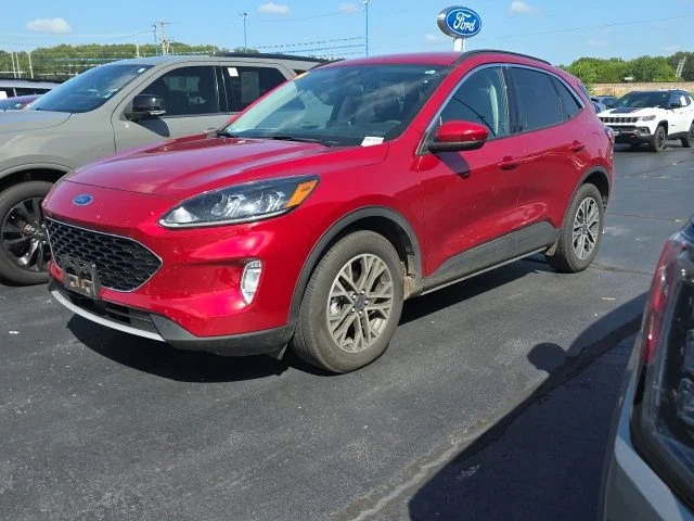 Used 2020 Red Metallic Ford SEL image 1