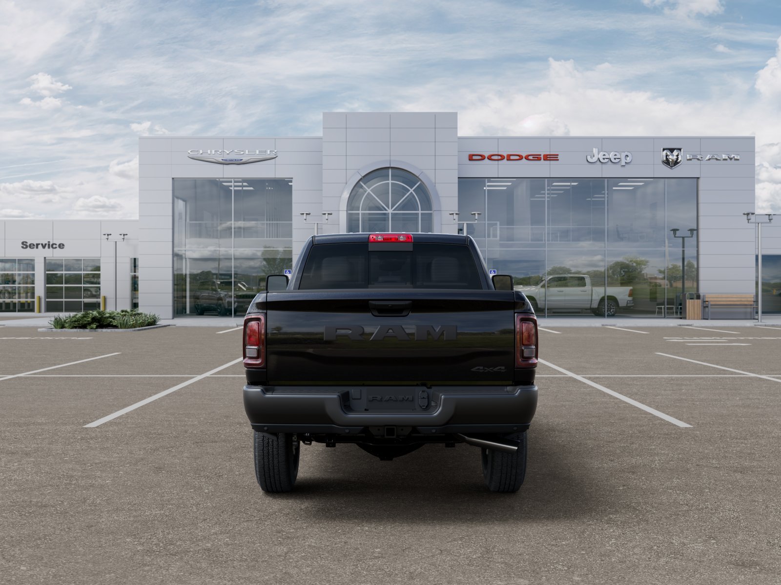 New 2026 Diamond Black Crystal Pearl-Coat Exterior Paint RAM Tradesman image 33