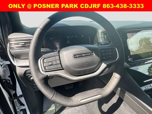 New 2026 Bright White Clear-Coat Exterior Paint Jeep Grand Wagoneer image 11