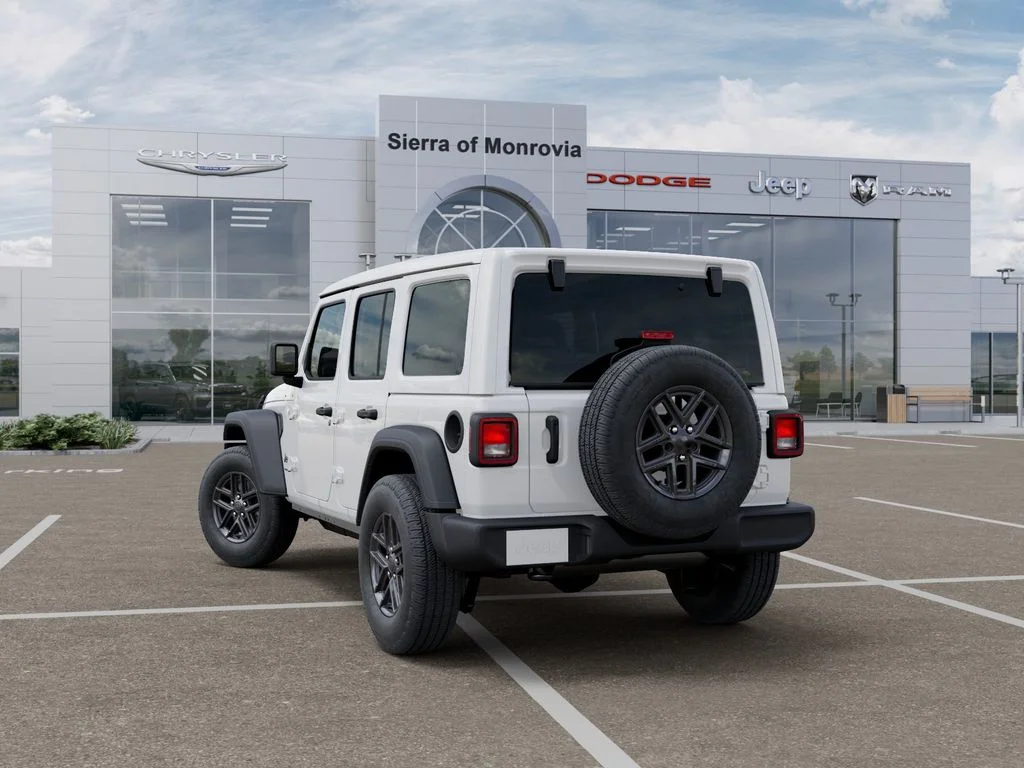 New 2026 Bright White Clear-Coat Exterior Paint Jeep Sport S image 3