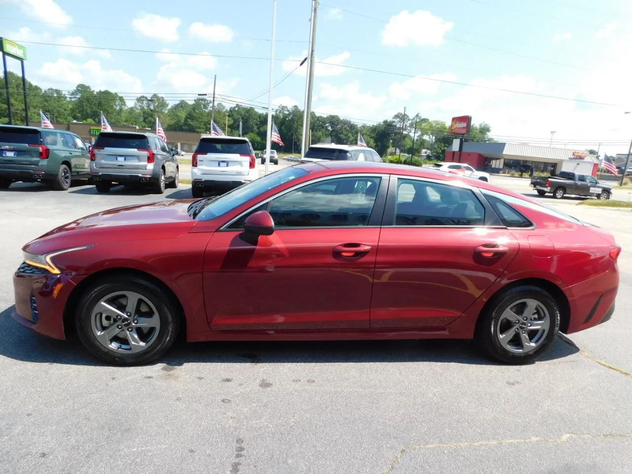 Used 2023 Burgundy Kia LXS AUTO FWD image 5