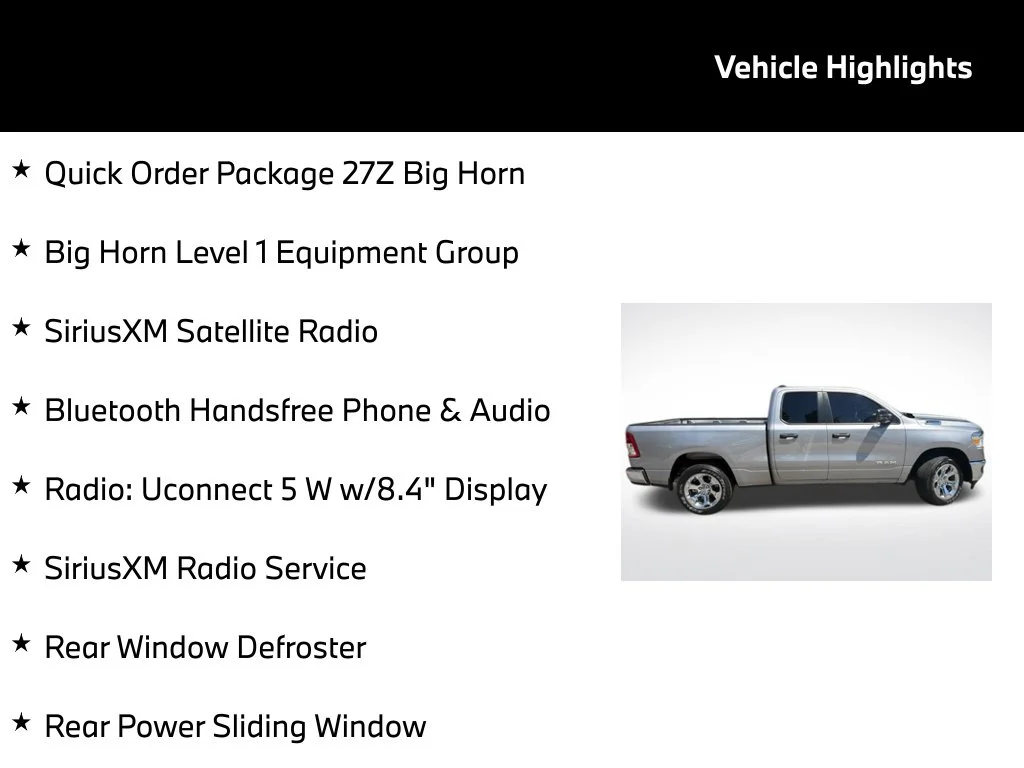 Used 2024 Silver Ram Big Horn/Lone Star image 5