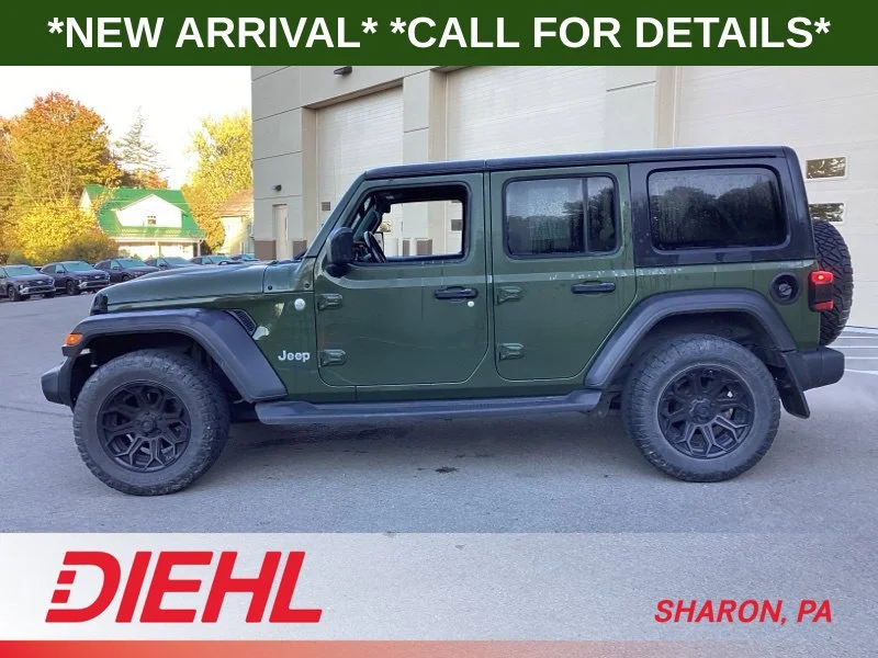 Used 2021 Green Jeep Unlimited Sport S image 4