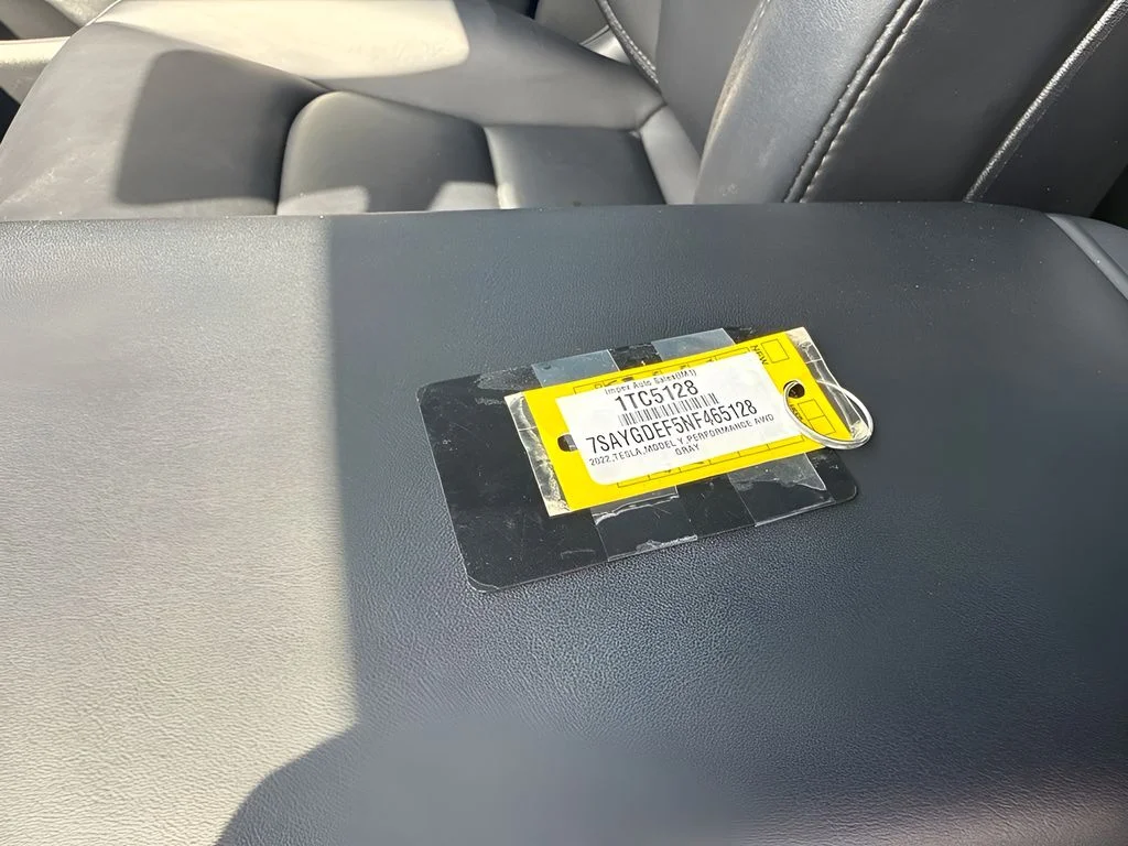 Used 2022 Gray Tesla Performance image 22