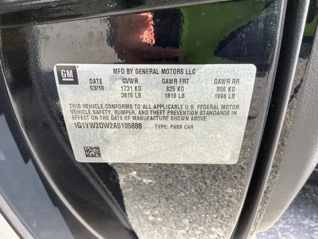 Used 2010 BLACK Chevrolet Z16 Grand Sport w/3LT image 20