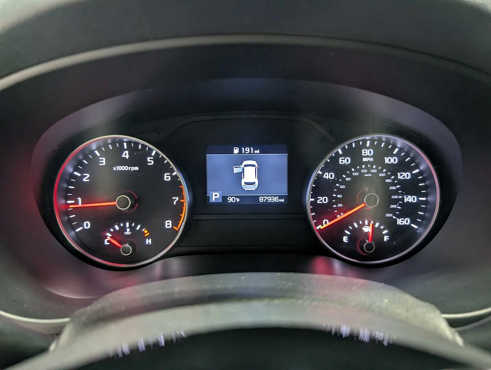 Used 2020 Burnished Copper Kia LX image 22