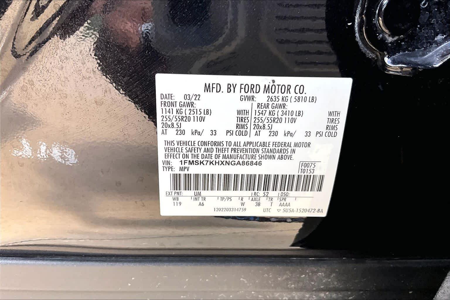 Used 2022 Agate Black Metallic Ford ST-Line image 37