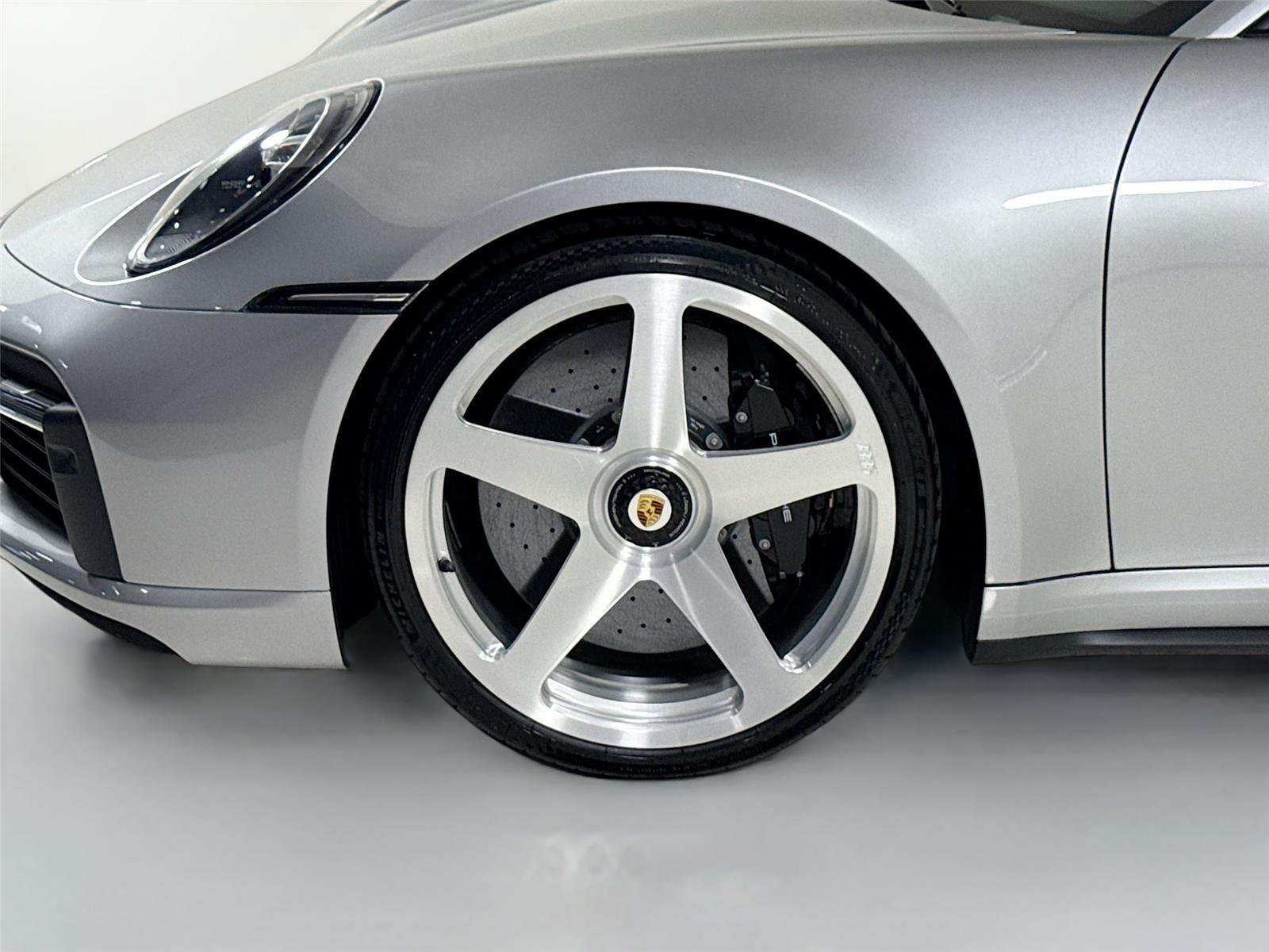 Used 2024 GT Silver Metallic Porsche Turbo S | AG Luxury Wheels |PCCB | Front Lift | Sport Seats image 41