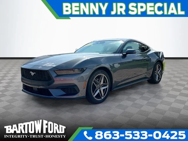 New 2025 Gray Metallic Ford EcoBoost image 1