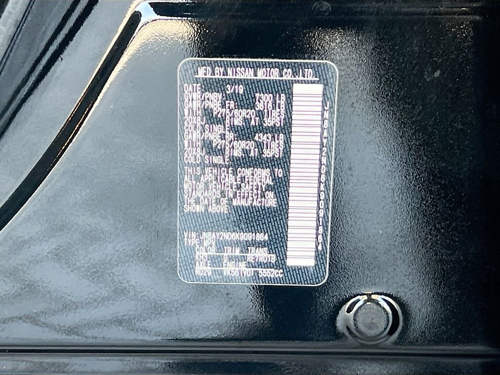 Used 2019 Super Black Nissan SL image 34