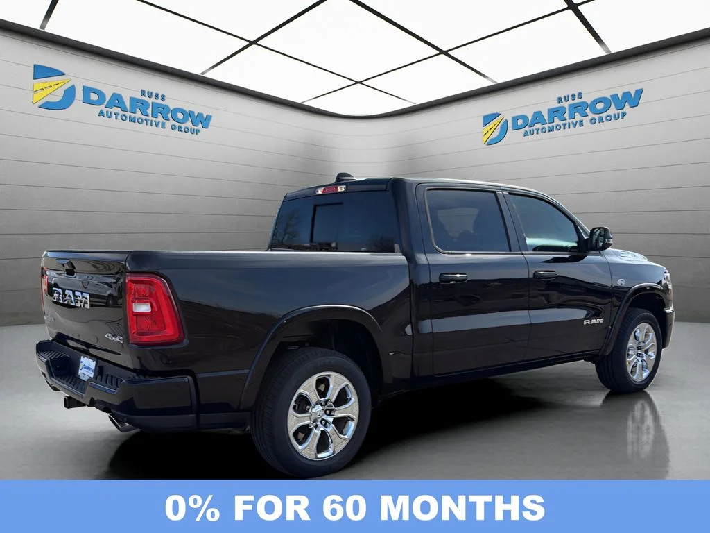 New 2026 Diamond Black Crystal Pearl-Coat Exterior Paint RAM Big Horn/Lone Star image 5
