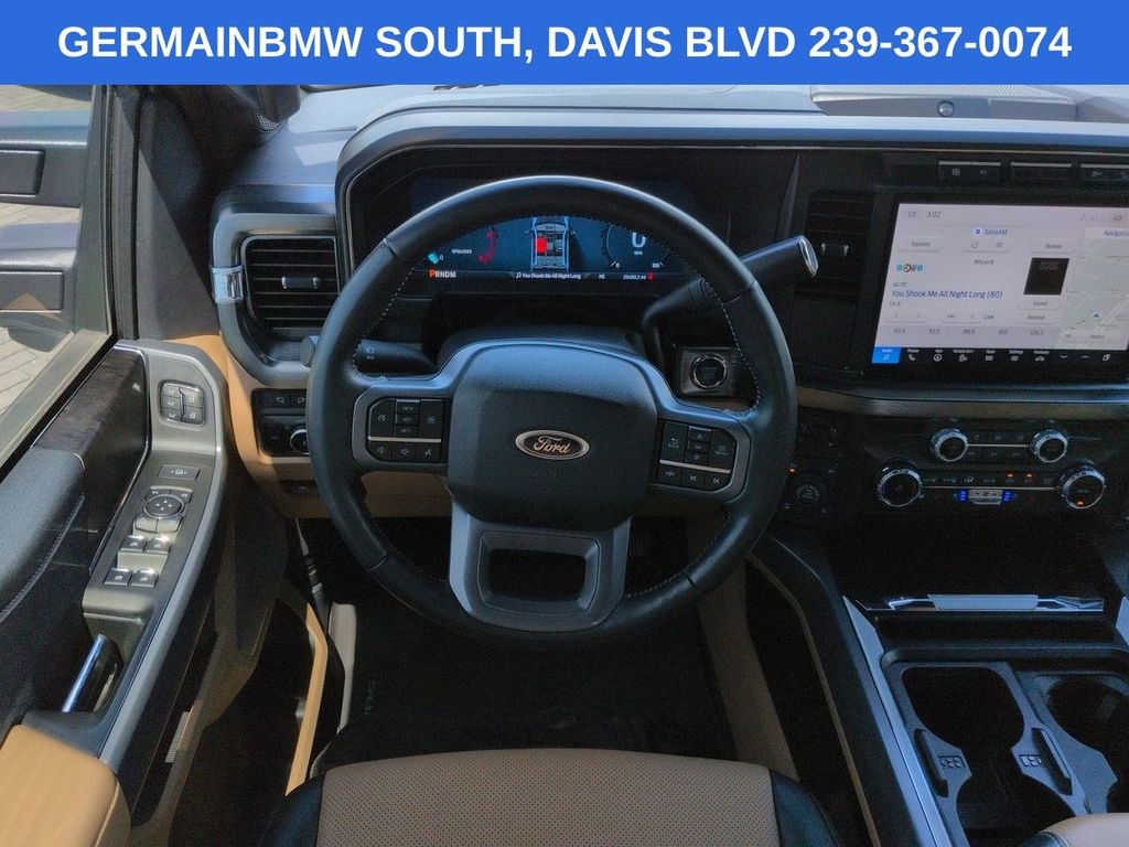 Used 2024 White Metallic Ford Lariat image 18