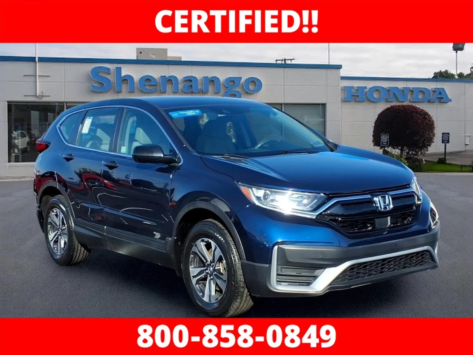 Certified Used 2020 Blue Honda LX image 1