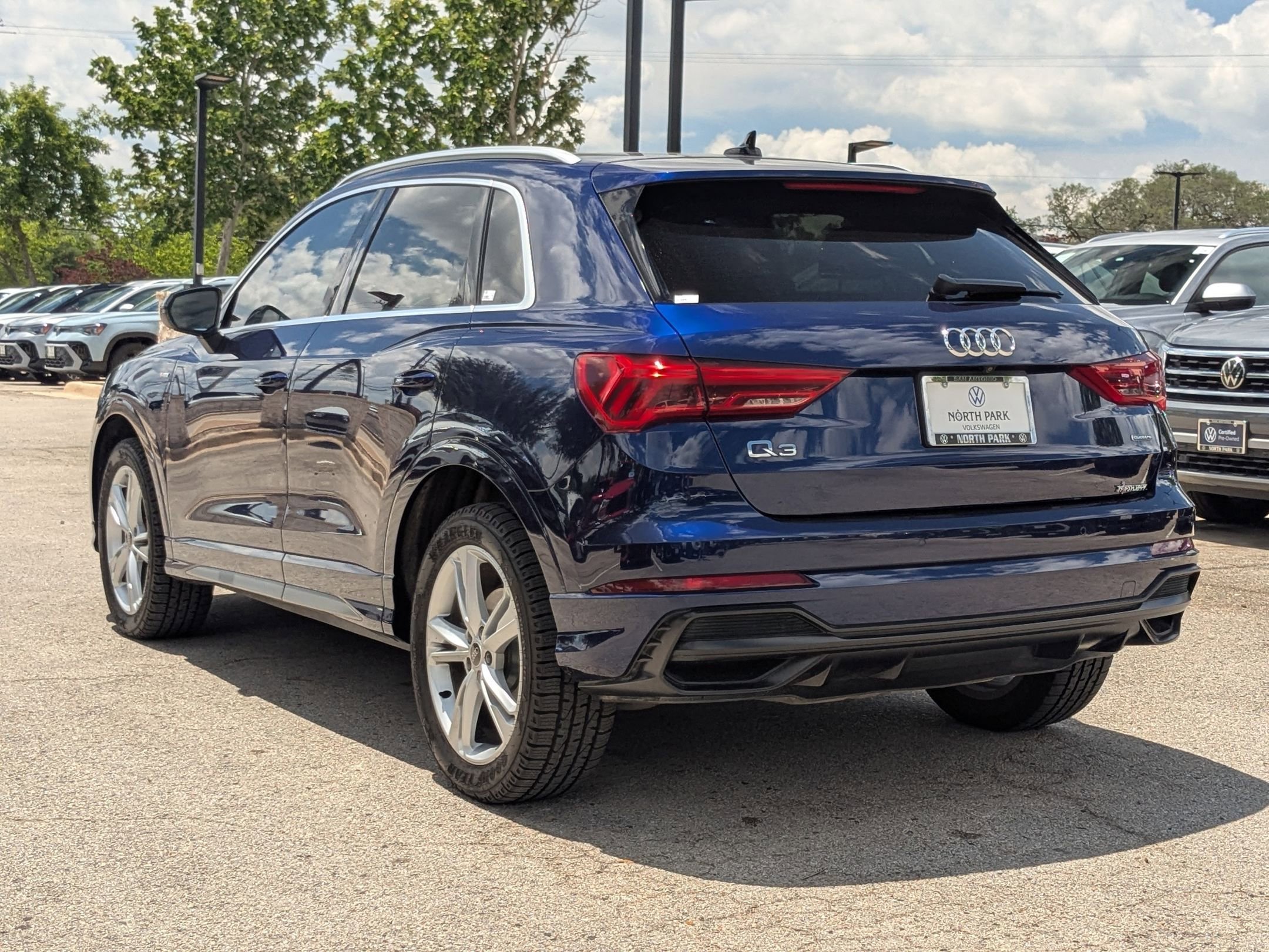 Used 2021 Blue Metallic Audi S line Premium image 5