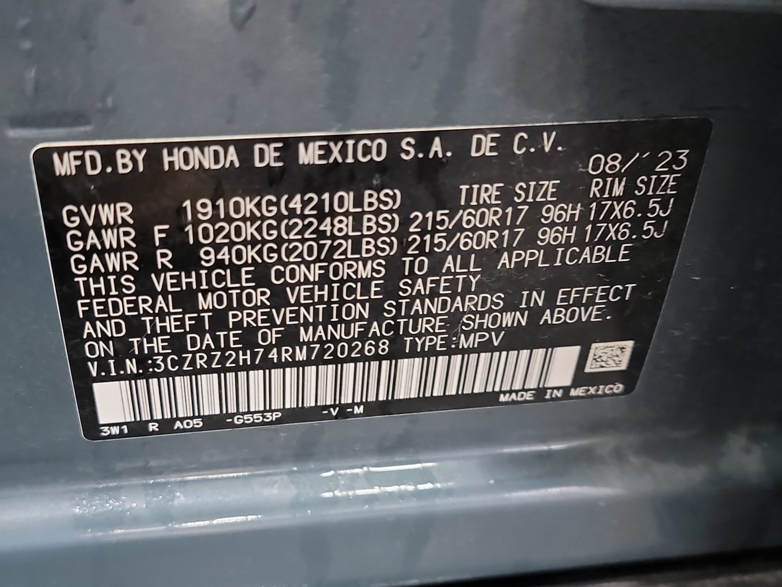 2024 Honda HR-V EX-L - Photo 33