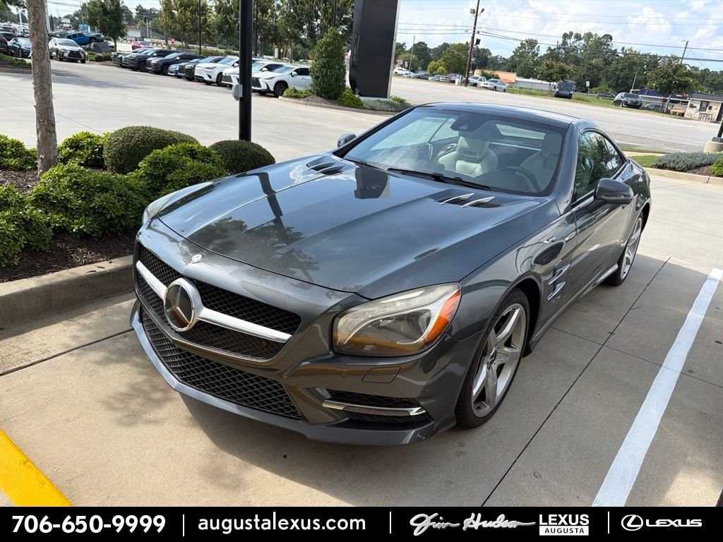 Used 2016 Gray Mercedes-Benz SL 400 Roadster image 1