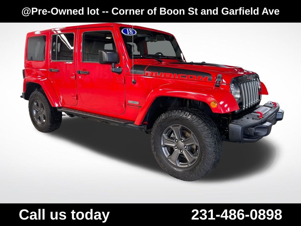 Used 2018 Red Jeep Unlimited Rubicon image 7