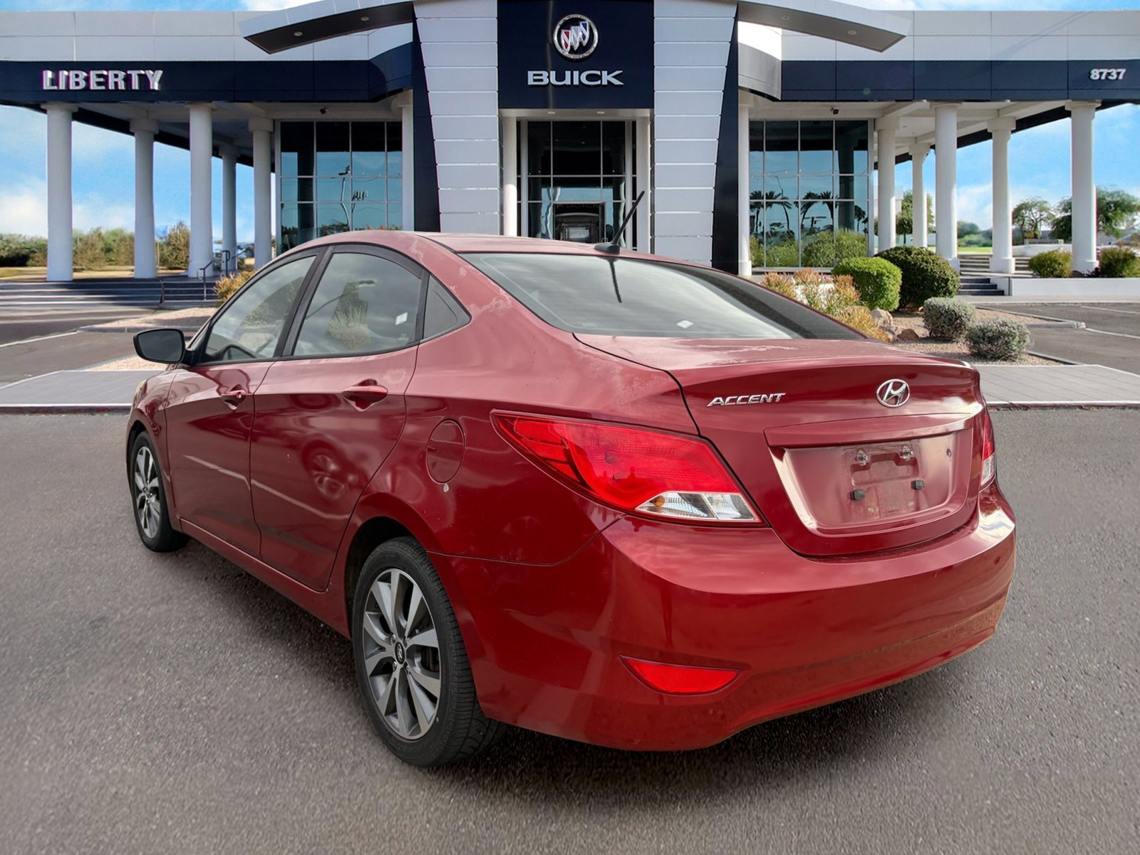 Used 2017 Red Hyundai Value Edition image 3