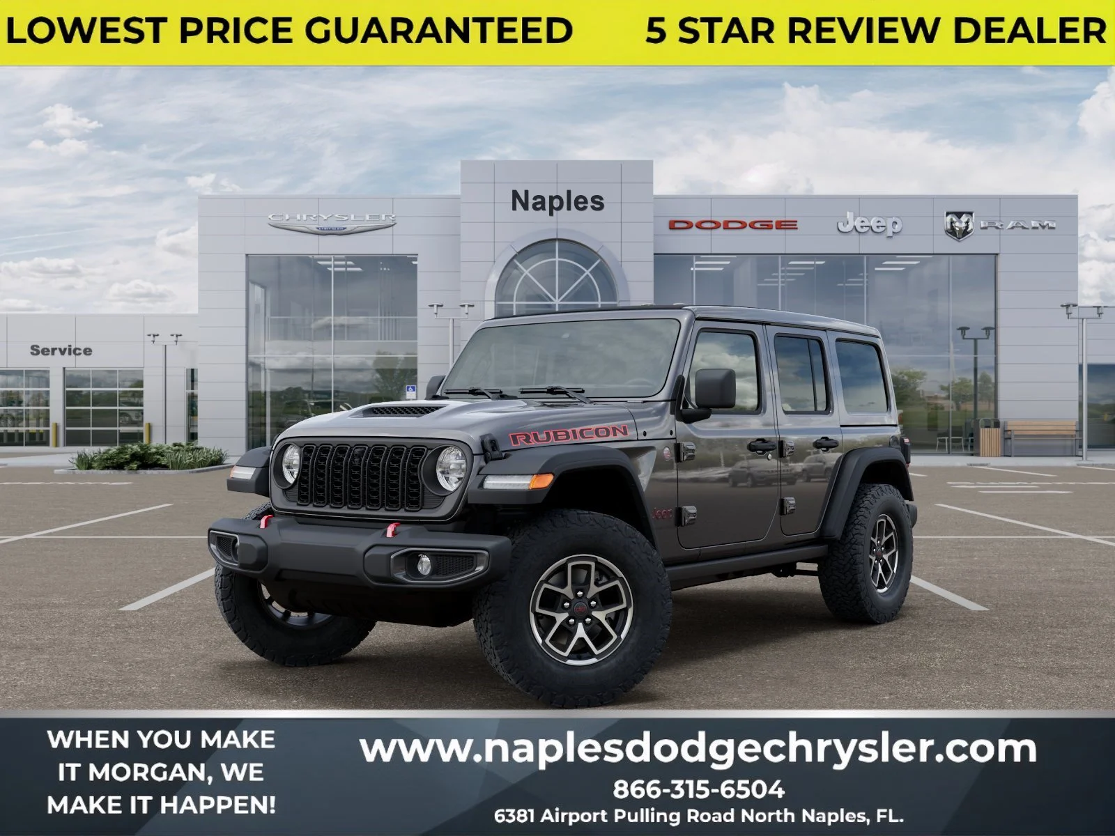 New 2026 Granite Crystal Metallic Clearcoat Jeep Rubicon image 1