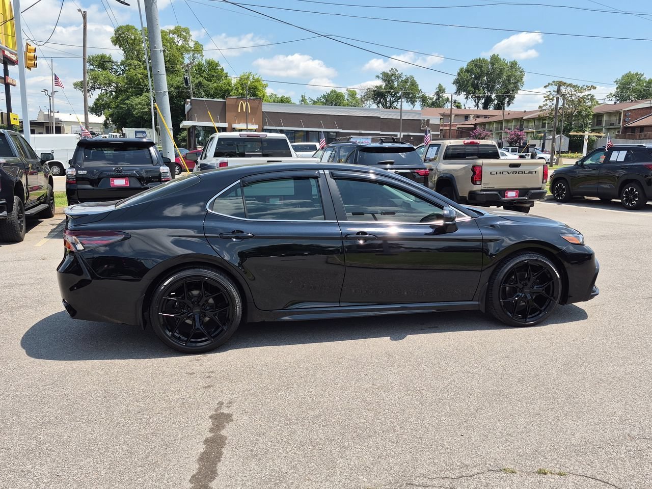 Used 2024 Black Toyota SE image 9