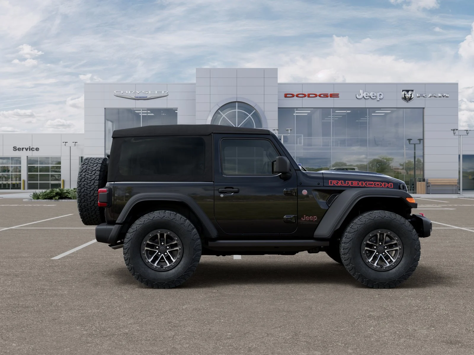 New 2026 Black Clear-Coat Exterior Paint Jeep Rubicon image 47
