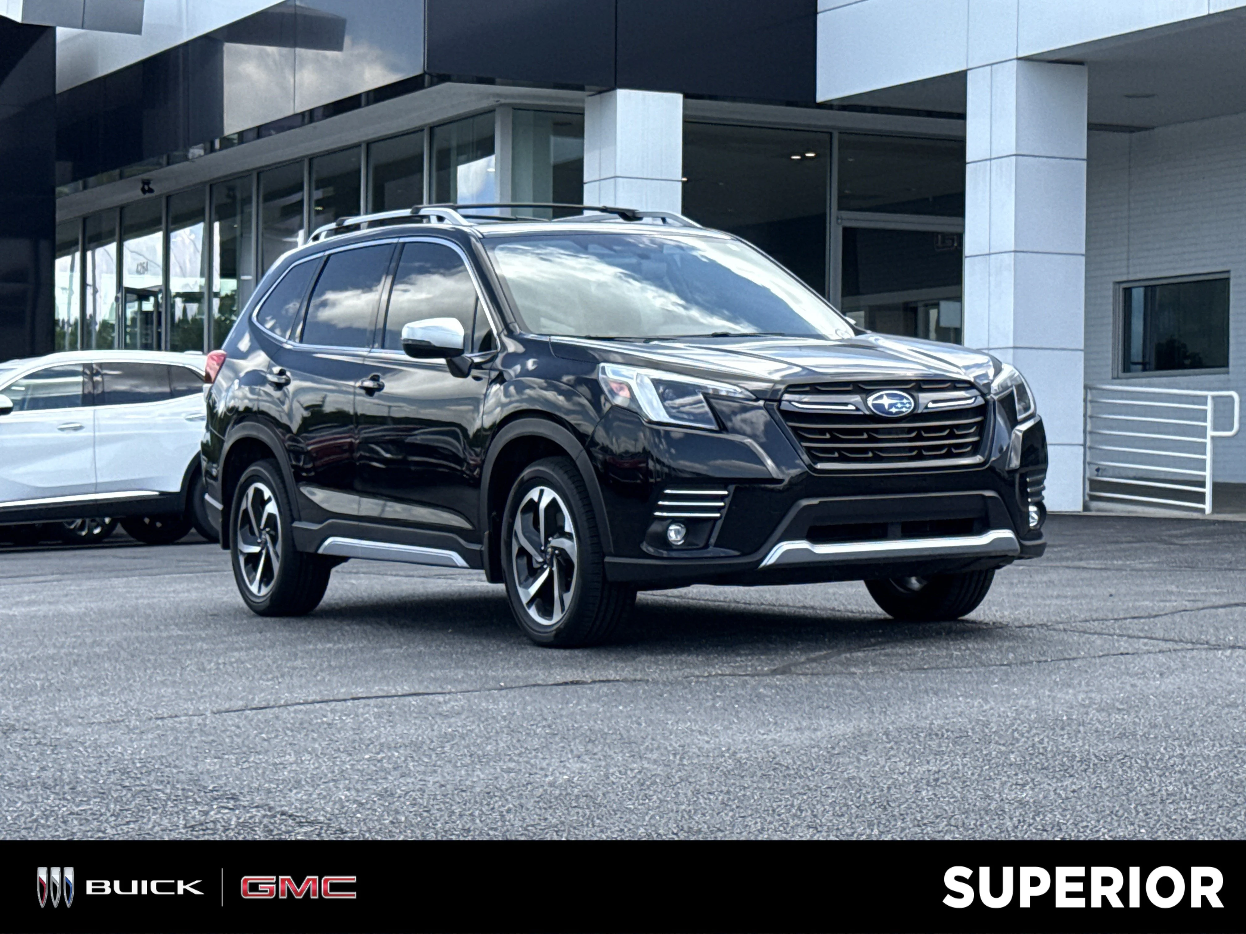 Used 2023 Crystal Black Silica Subaru Touring AWD image 1