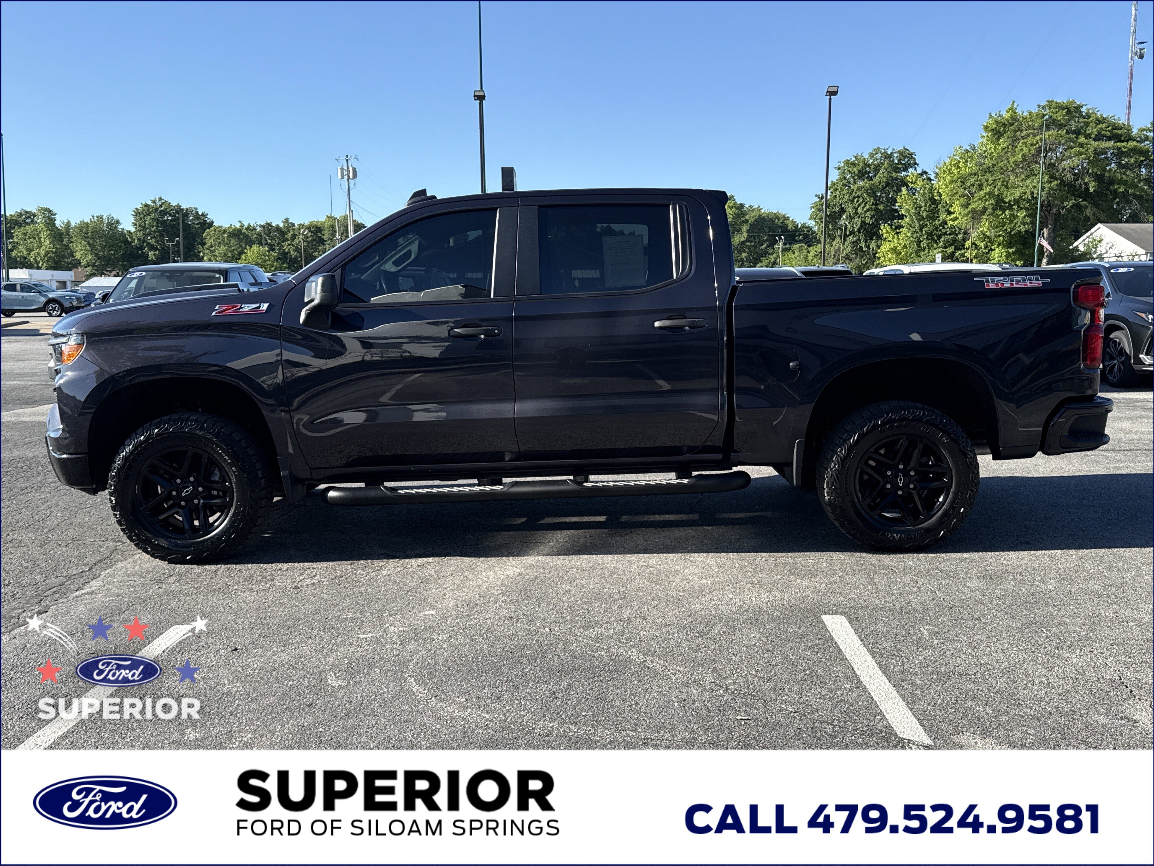Used 2023 Dark Ash Metallic Chevrolet Custom Trail Boss 4WD image 10