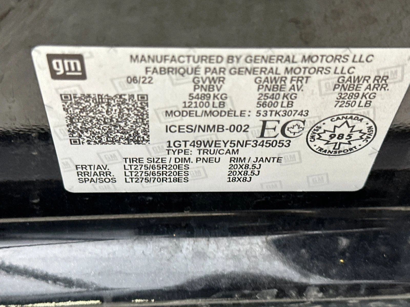 Used 2022 Ebony Twilight Metallic GMC Denali image 26