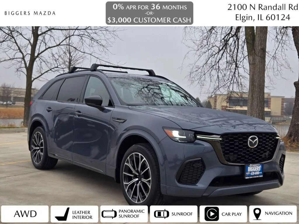New 2026 Polymetal Gray Metallic Mazda 3.3 Turbo S Premium Plus AWD image 1
