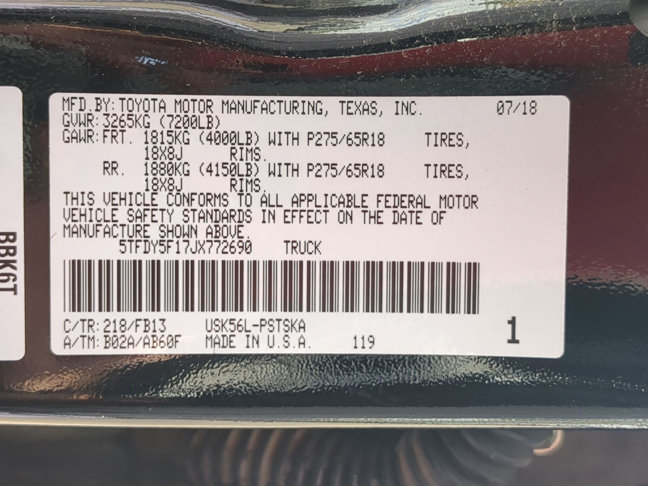 2018 Toyota Tundra SR5 - Photo 32