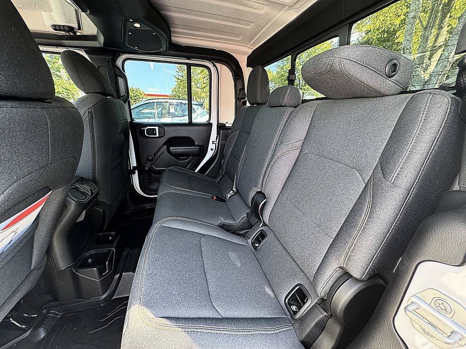 Used 2024 Bright White Clearcoat Jeep Sport image 11