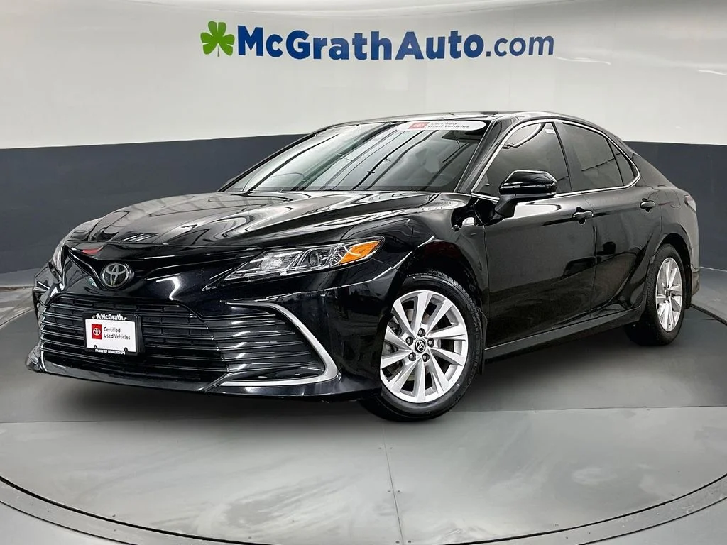 Used 2023 Black Toyota LE image 2