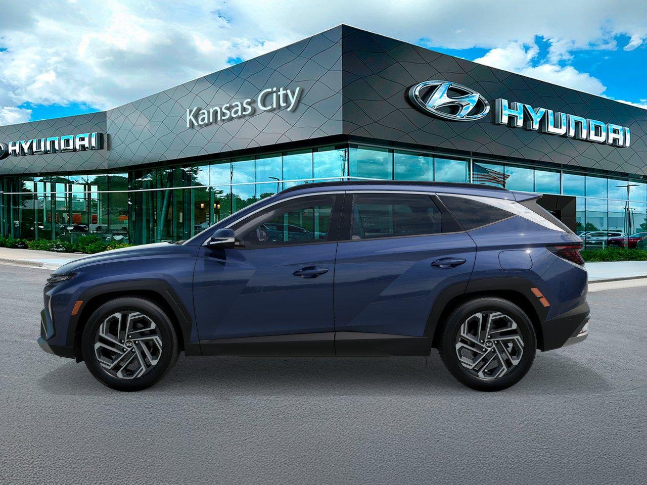 New 2026 Atlantis Blue Hyundai Limited AWD image 3