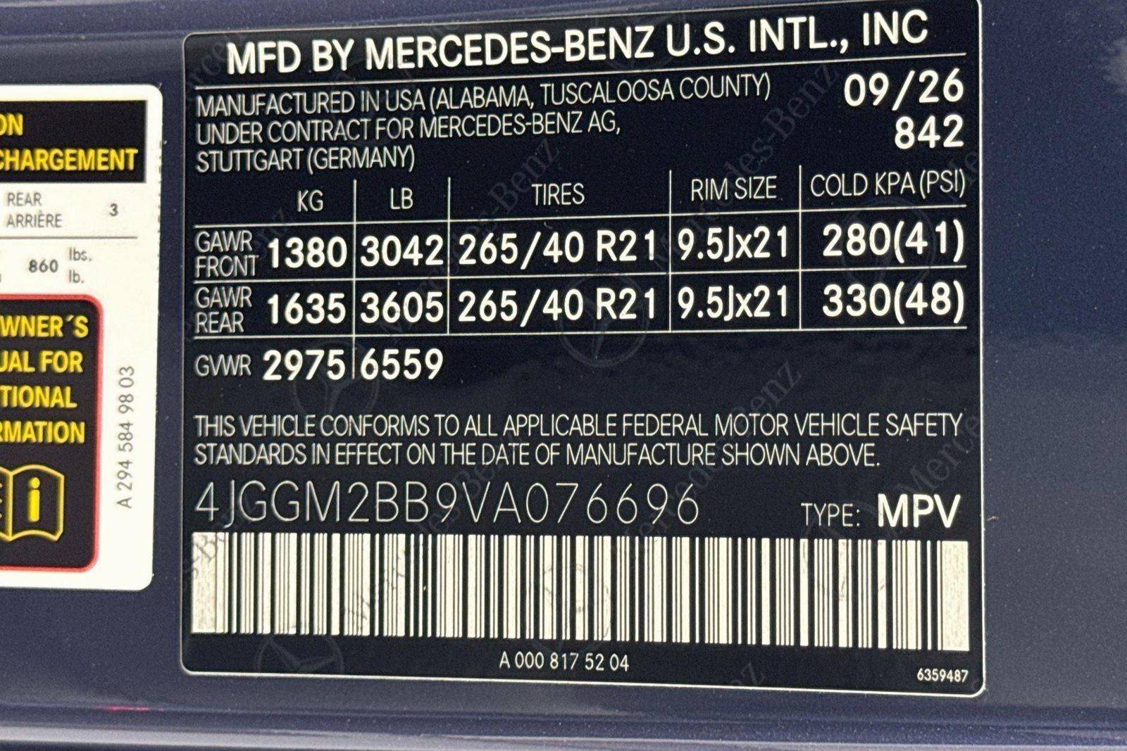 New 2027 Twilight Blue Metallic Mercedes-Benz EQE 320+ image 29