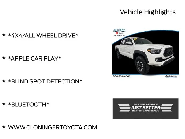 Used 2023 White Toyota TRD Off-Road image 3