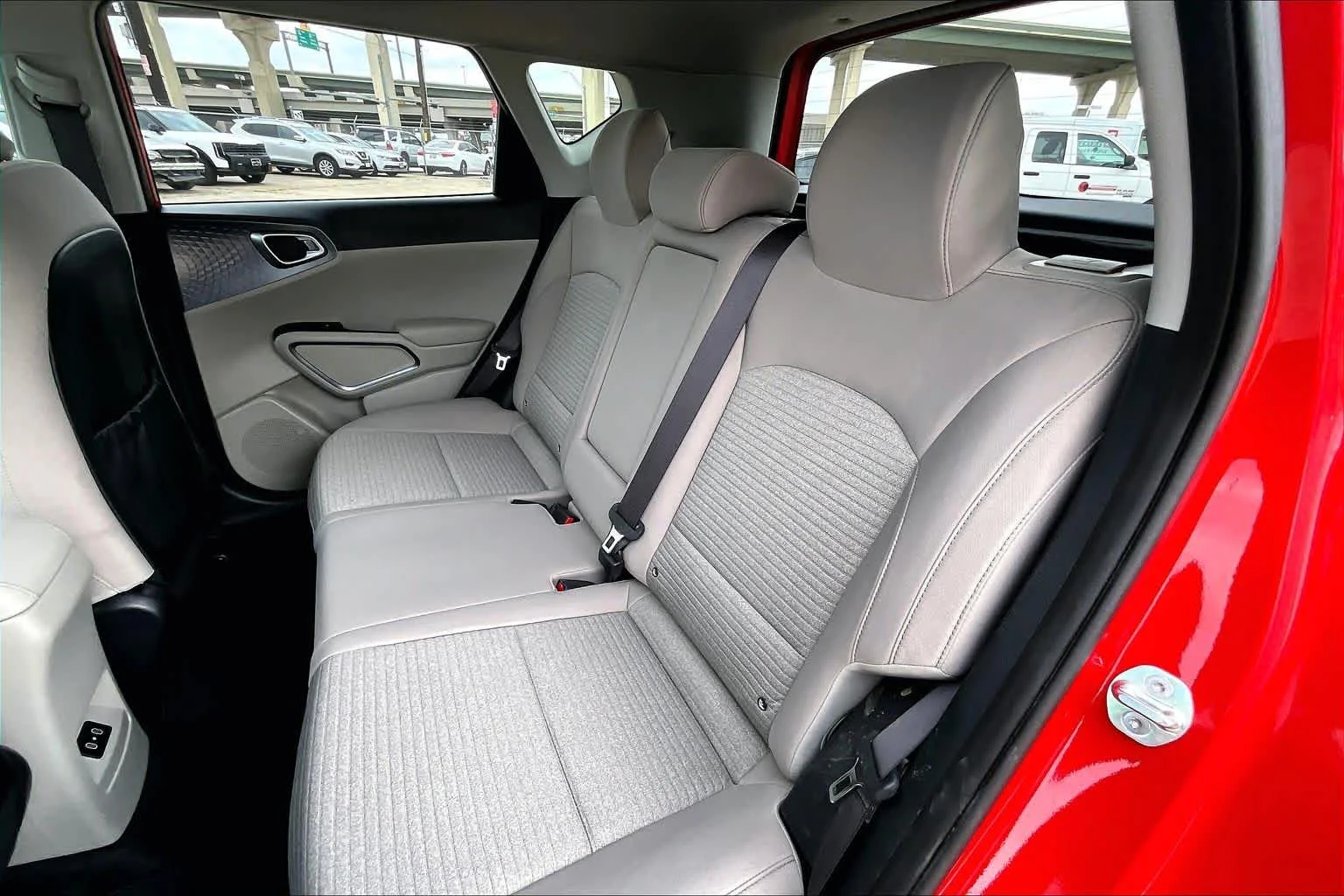 Used 2025 Inferno Red Kia EX image 19