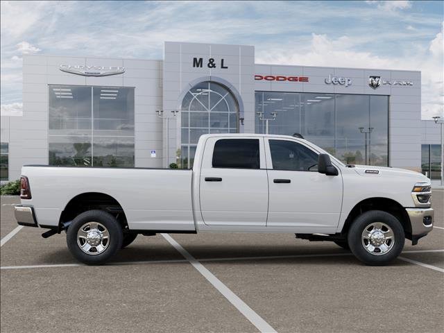 New 2026 Bright White Clear-Coat Exterior Paint RAM Tradesman Crew Cab 4x4 8