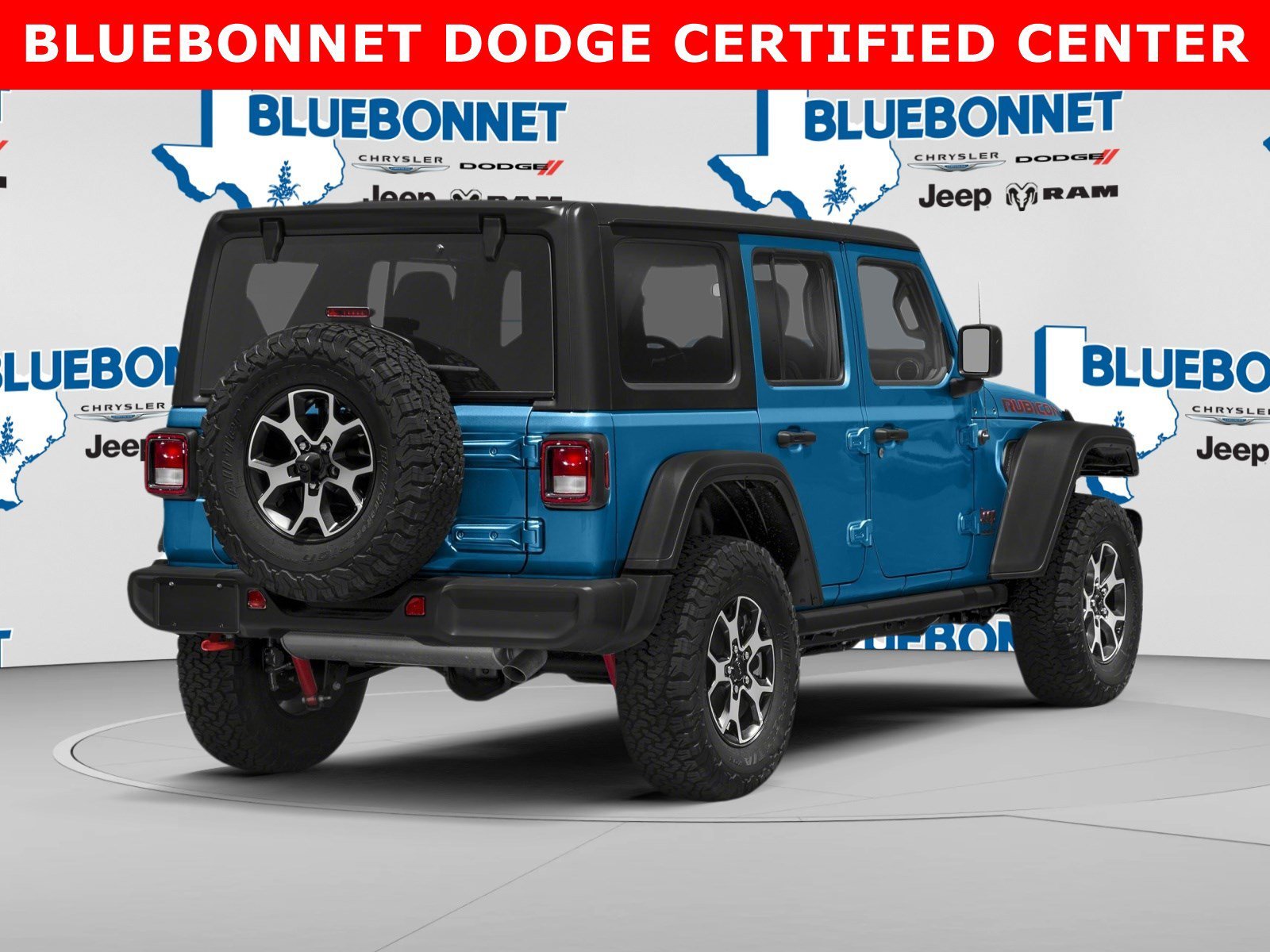 Used 2022 Hydro Blue Pearlcoat Jeep Unlimited Rubicon image 2