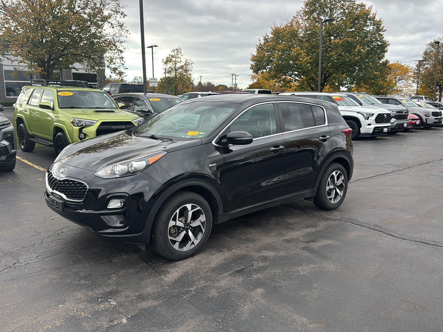 Used 2021 Black Cherry Kia LX image 5
