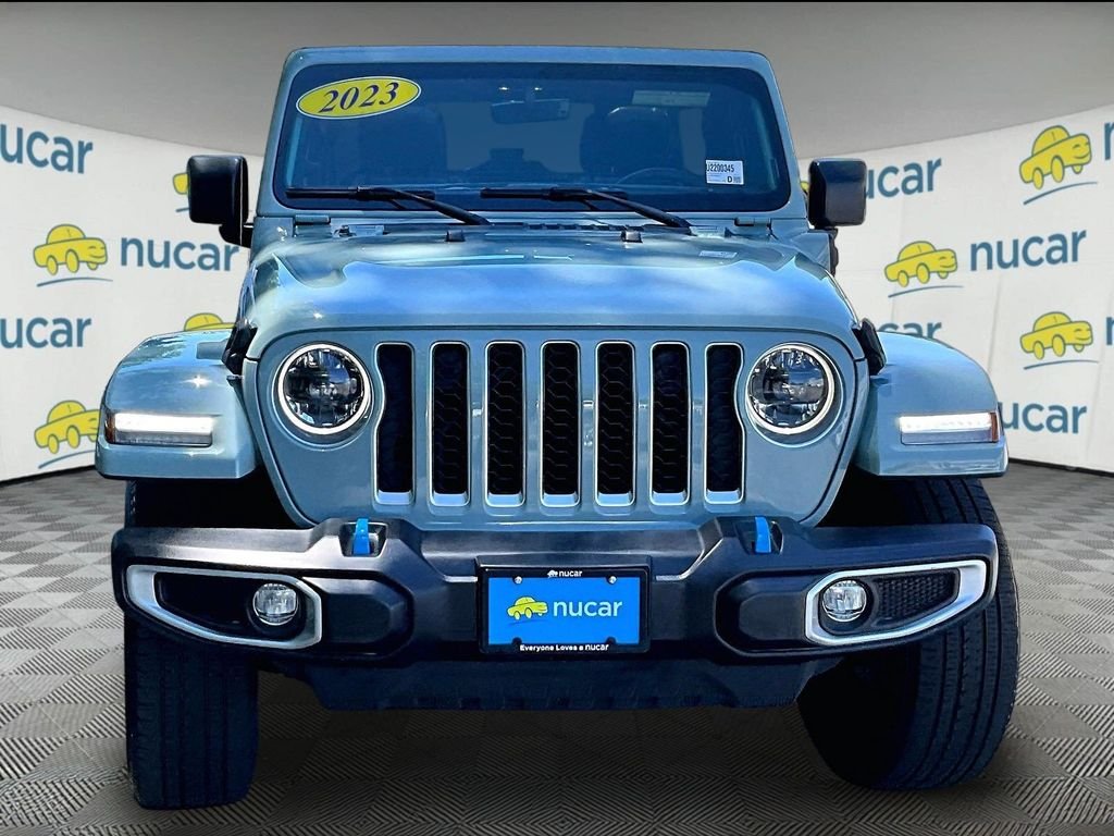 Used 2023 Gray Jeep Sahara 4xe image 2