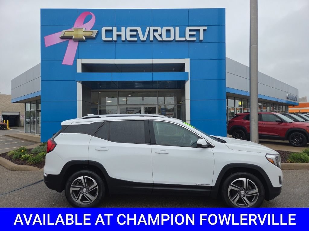 Used 2019 GMC Terrain SLT with VIN 3GKALWEU4KL350817 for sale in Fowlerville, MI