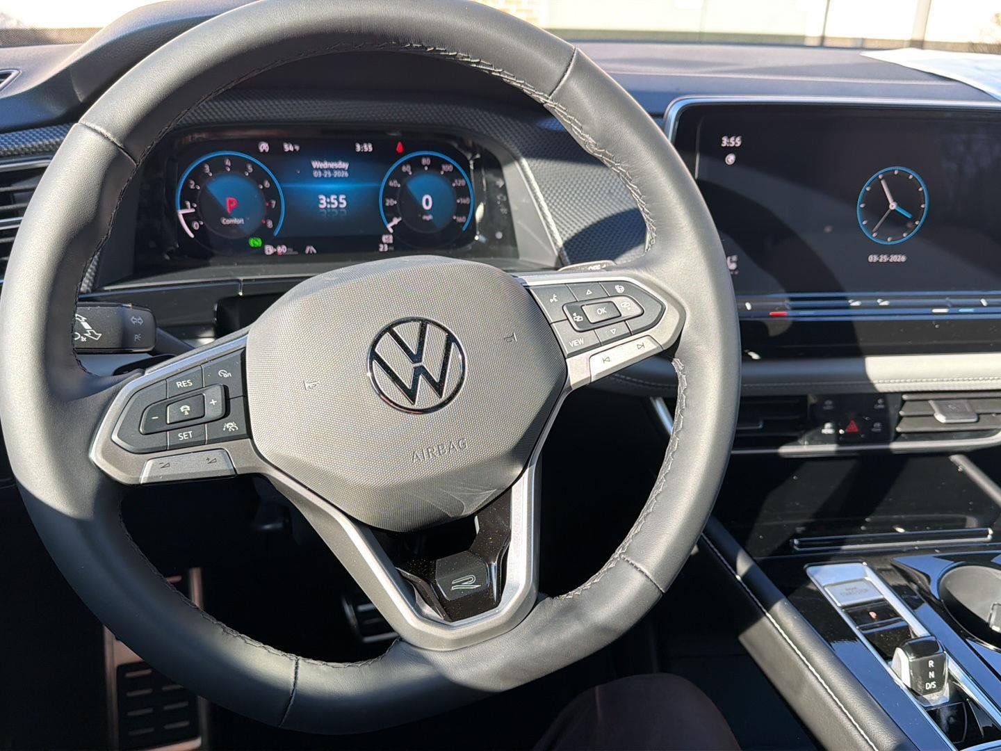 New 2026 Deep Black Pearl Volkswagen 2.0T SEL R-Line Black image 13