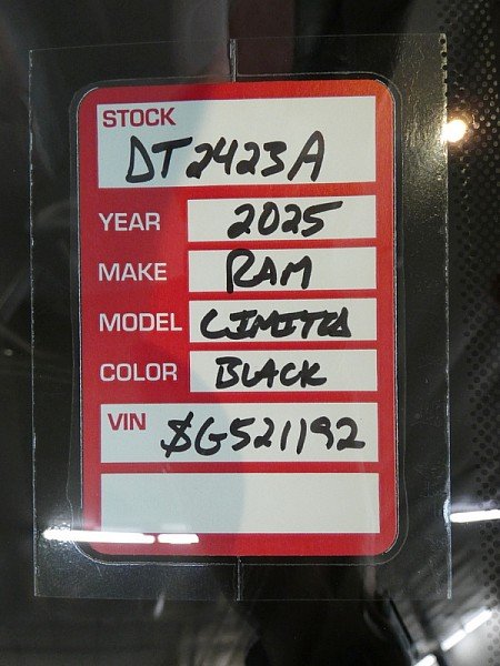 Used 2025 DIAMOND BLACK CRYSTAL PEARLCOAT Ram Limited Mega Cab 6