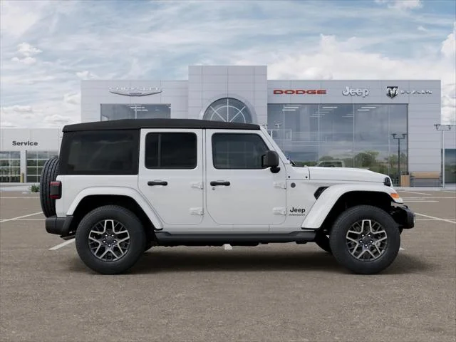 New 2026 Bright White Clear-Coat Exterior Paint Jeep Sahara image 48