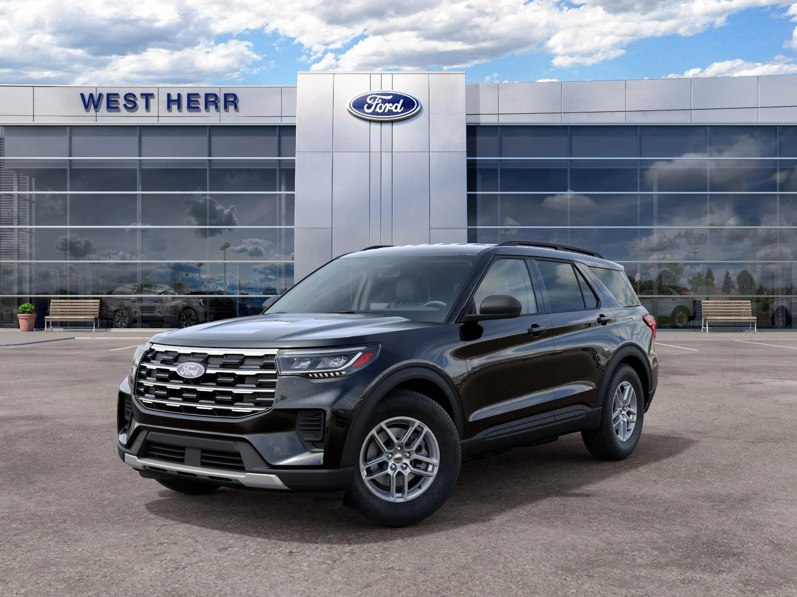 New 2027 Agate Black Metallic Ford Active image 3