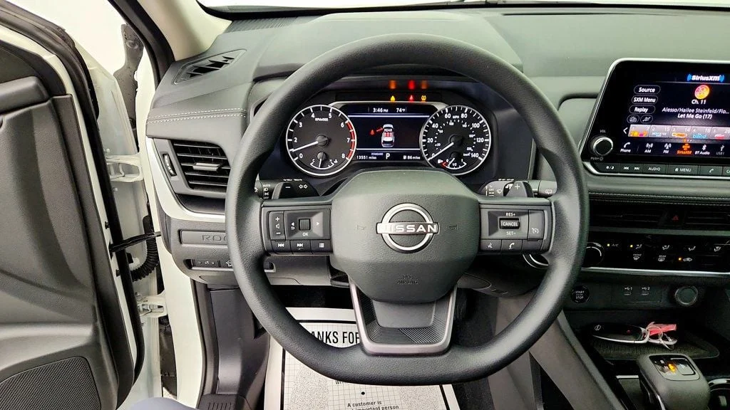 Used 2025 Glacier White Nissan FWD S image 13