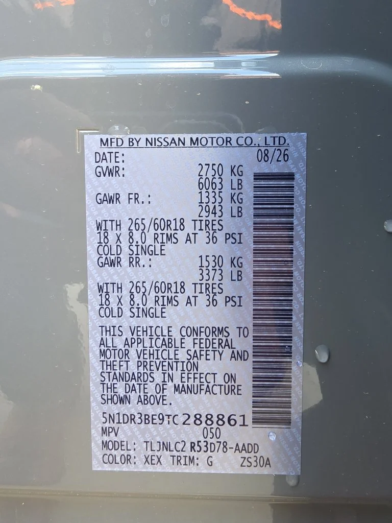 New 2026 Boulder Gray Pearl / Super Black Two-tone Nissan Rock Creek® image 30