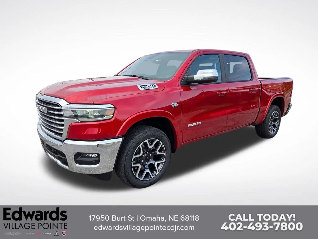New 2026 Molten Red Pearl-Coat Exterior Paint RAM Laramie image 7