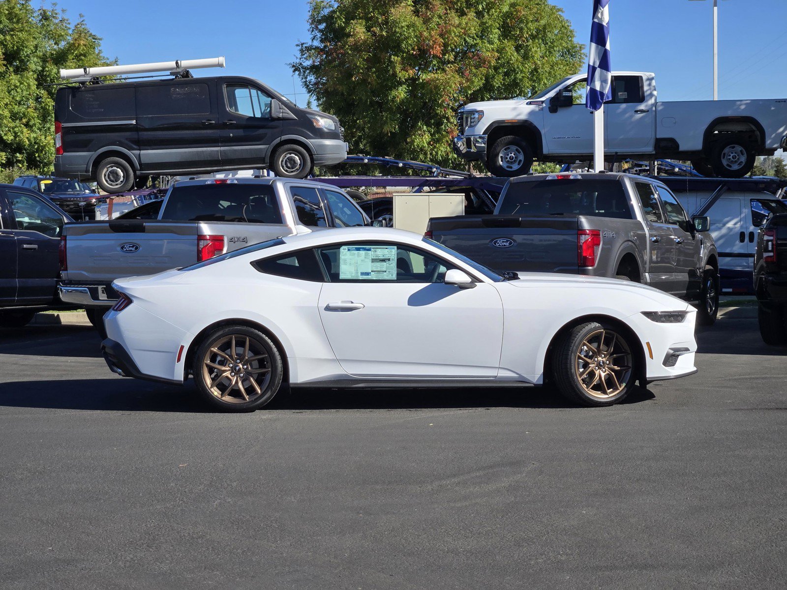 New 2026 Oxford White Ford EcoBoost® Fastback image 3